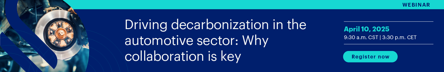Driving decarbonization in the automotive sector: Why collaboration is key